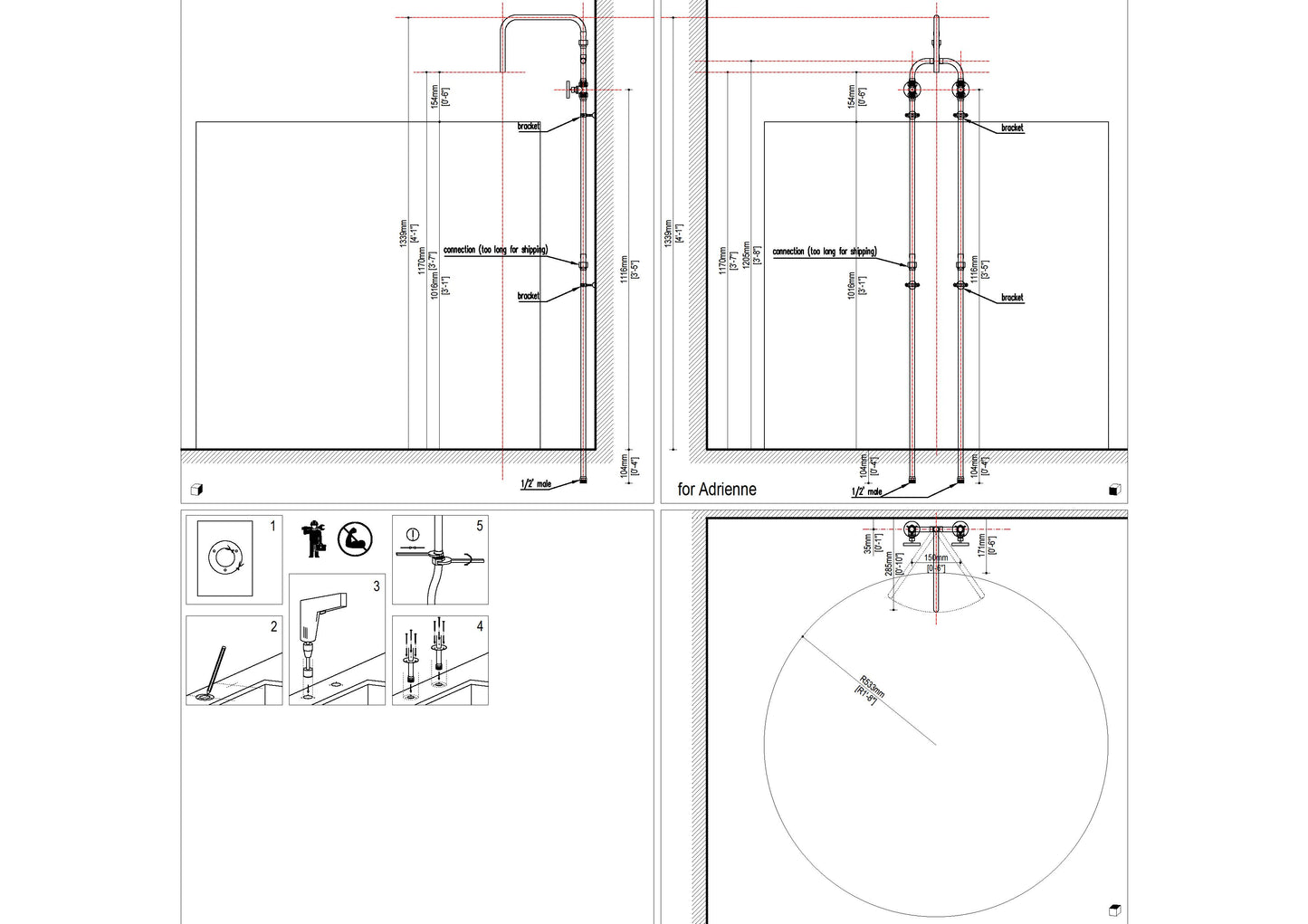 Biped Custom Tub Filler A.C. Reserved