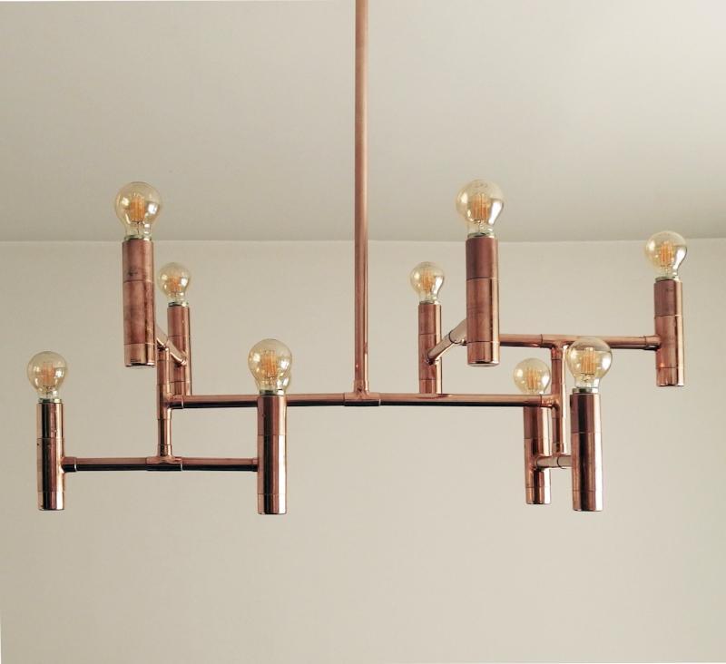 Primus - handmade copper chandelier - switchrange