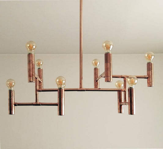 Primus - handmade copper chandelier - switchrange