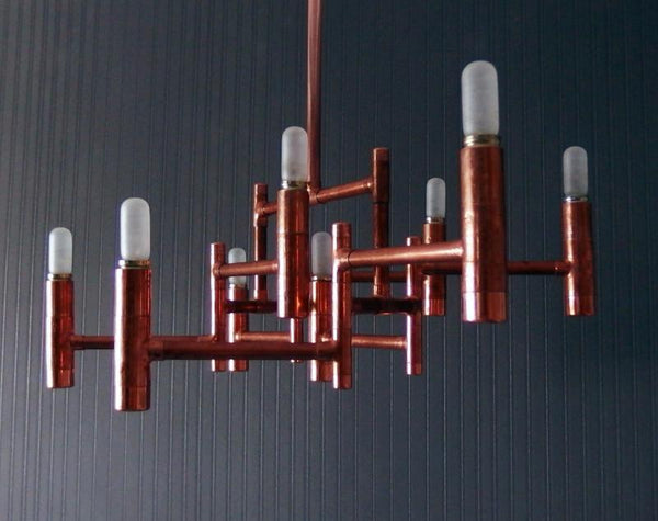 Hexa - handmade copper chandelier Switchrange