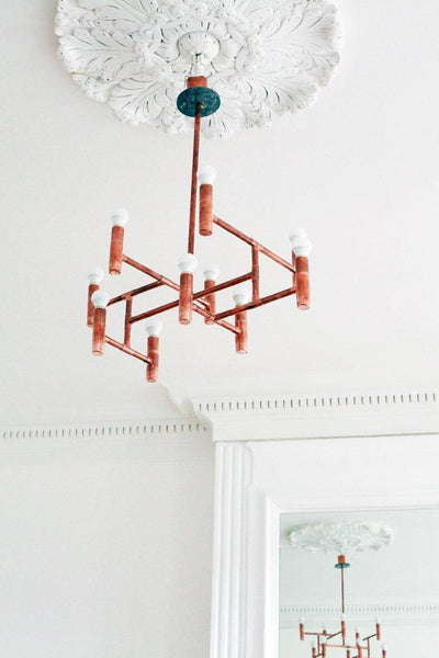 Primus - handmade copper chandelier Switchrange