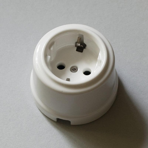 Period ceramic earthing socket Switchrange