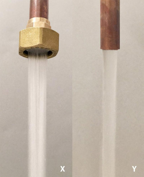 Water jet option for copper pipe faucet by Switchrange