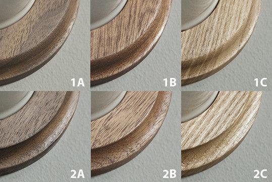 Wooden period pattress for ceramic light wall switch Switchrange